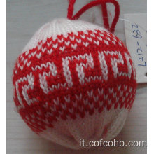 ornamento di Natale in tessuto palla
